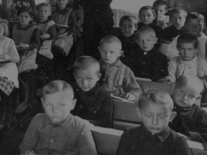 Herlefelder Schule, Bild einer Schulklasse