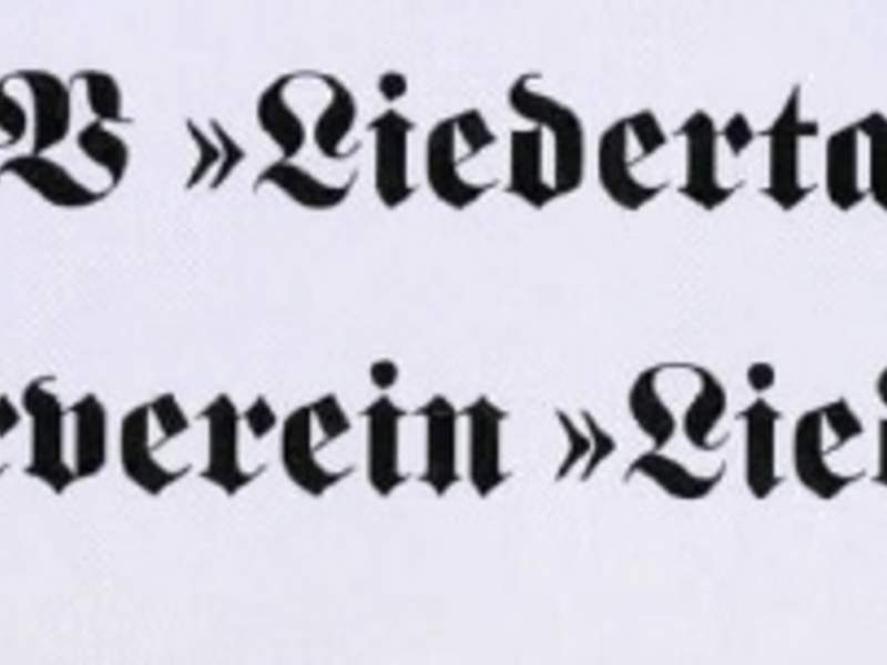 150 Jahre MGV Liedertafel 1842 eV      90 Jahre Chorverein Liederkranz 1902 eV