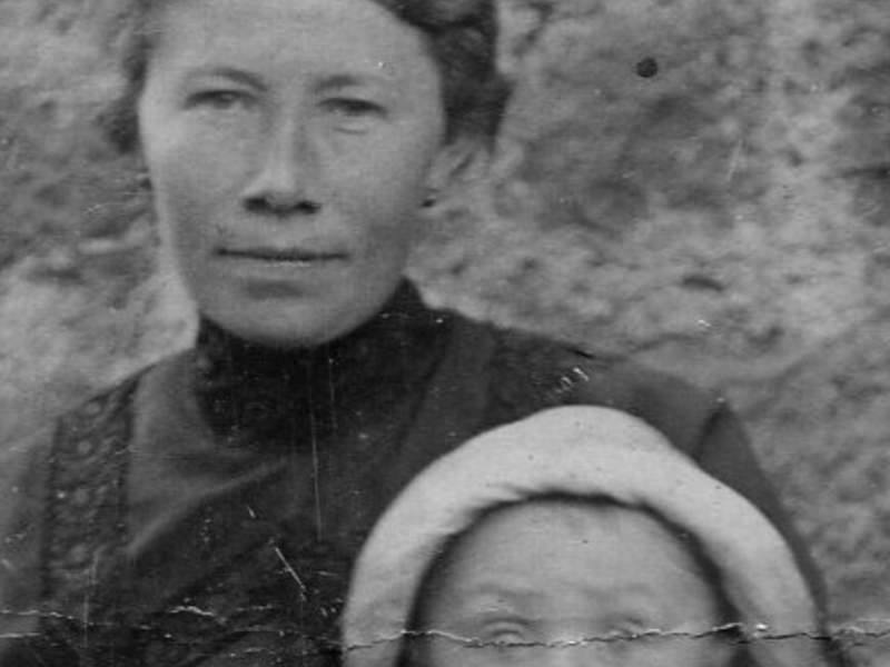 Anna Aßmann mit Sohn Georg