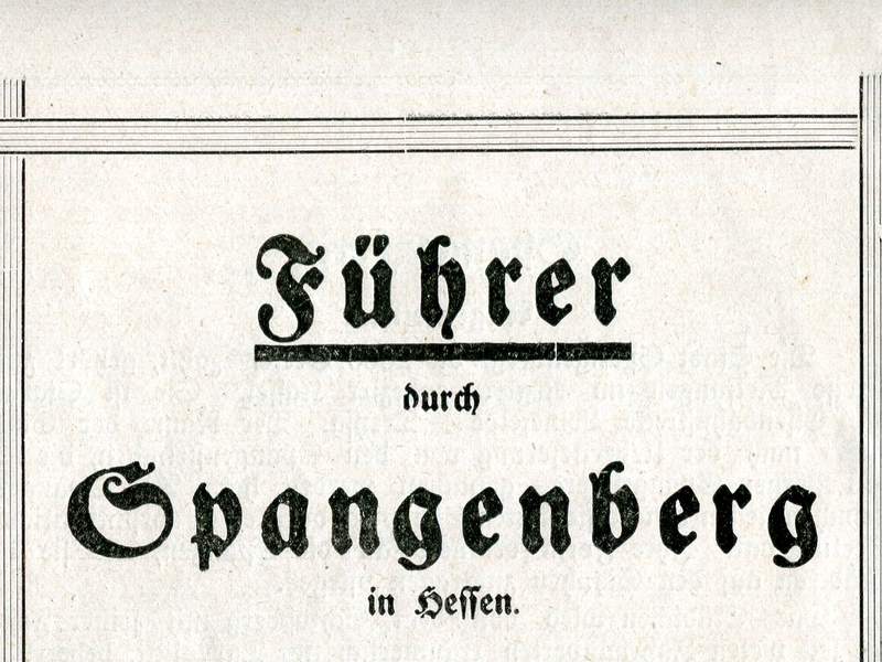 Führer durch Spangenberg