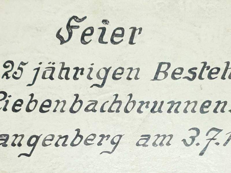 Liebenbachdenkmal 25 Jahre