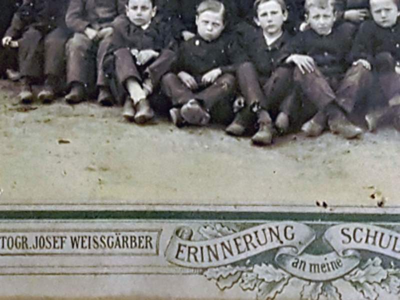 Gruppenbild Schüler Schnellrode aus 1894