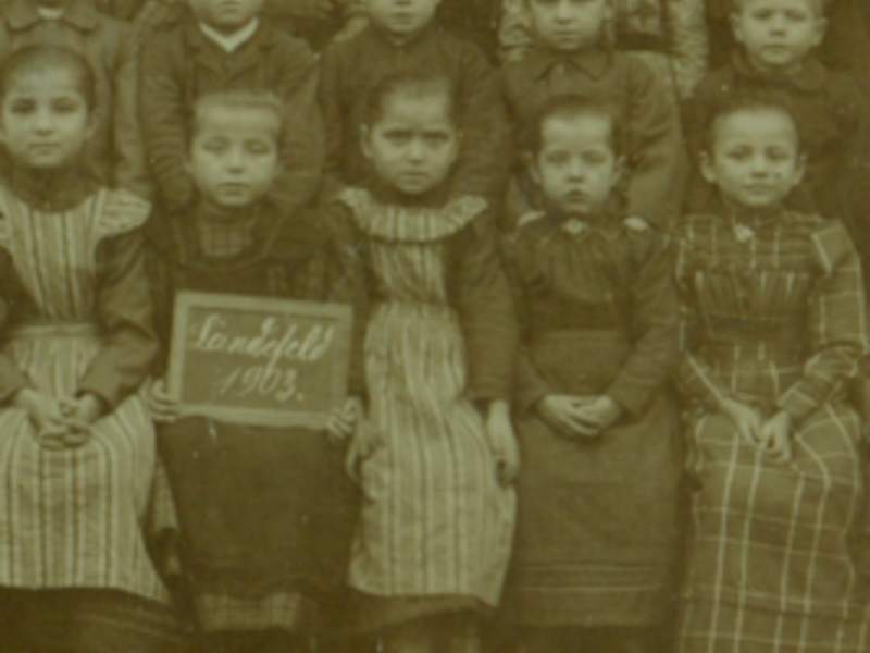 Schulbild Landefelder Schüler 1903