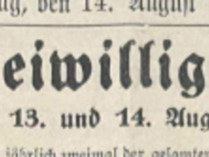 50 Jahre Freiwillige Feuerwehr Spangenberg Jubiläum 1927