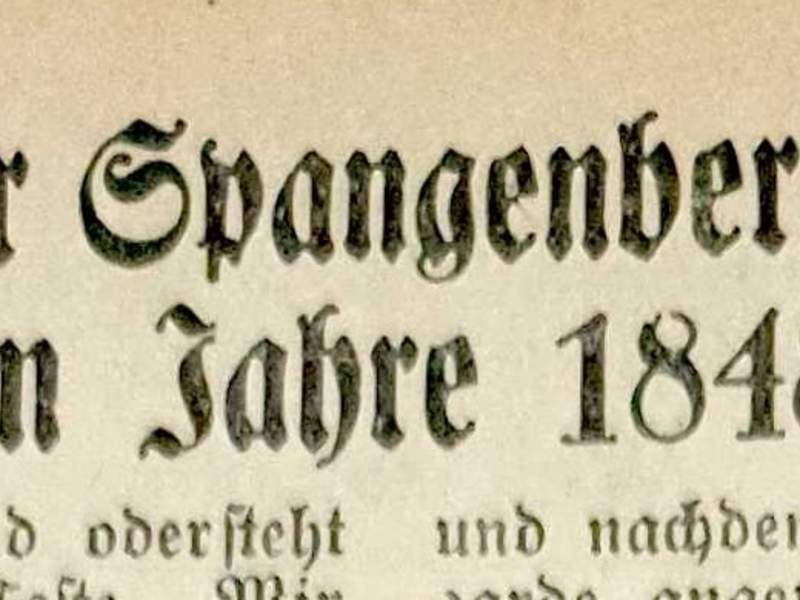 1848 Fahnenweihe der Bürgergarde