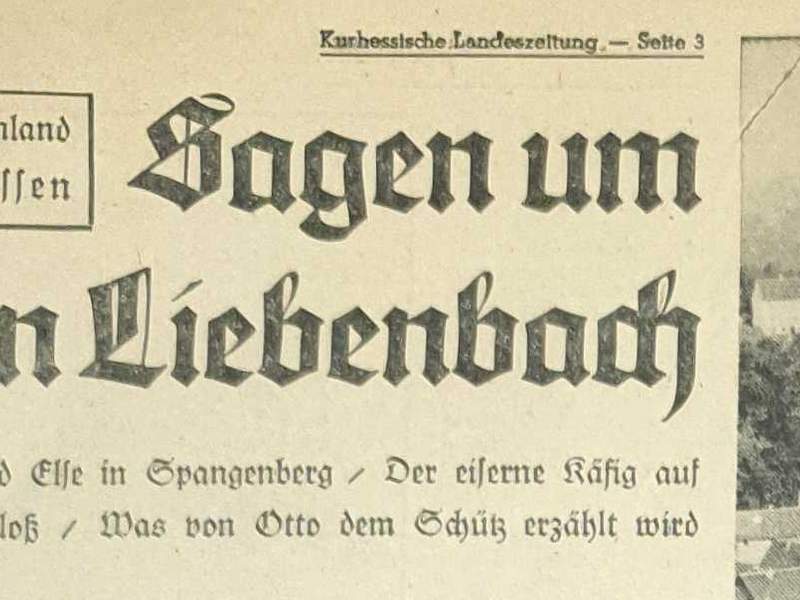 Sagen um den Liebenbach....